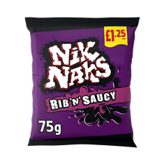 Nik Naks - Rib n Saucy - Large Bags