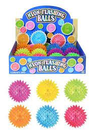 neon flashing balls